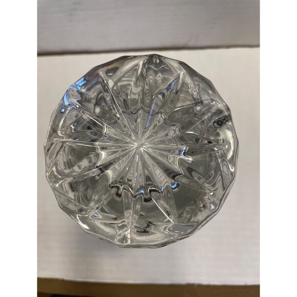 Vintage Heavy Etched Crystal Vase Germany Excellent RARE Find - Picture 7 of 10